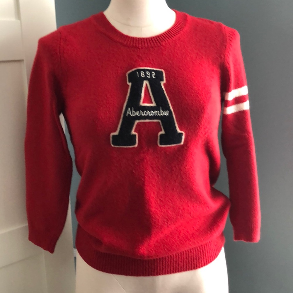Abercrombie & Fitch letterman sweater